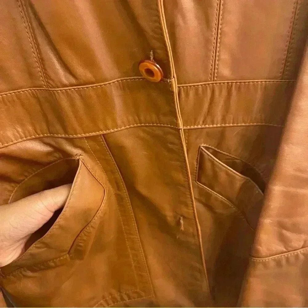 Vintage Leather Jacket by Fantastic International - Picture 6 of 12
